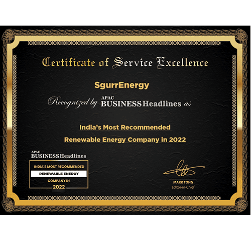 India's Most Recommended Renewable Energy Company
